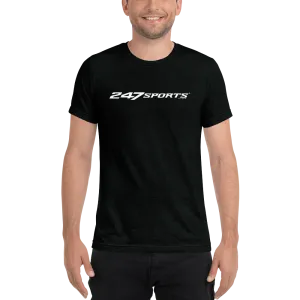 247 Sports White Logo Unisex Tri-Blend T-Shirt
