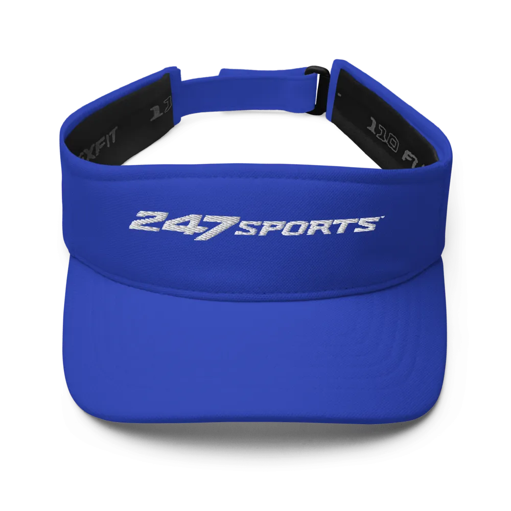 247 Sports White Logo Visor