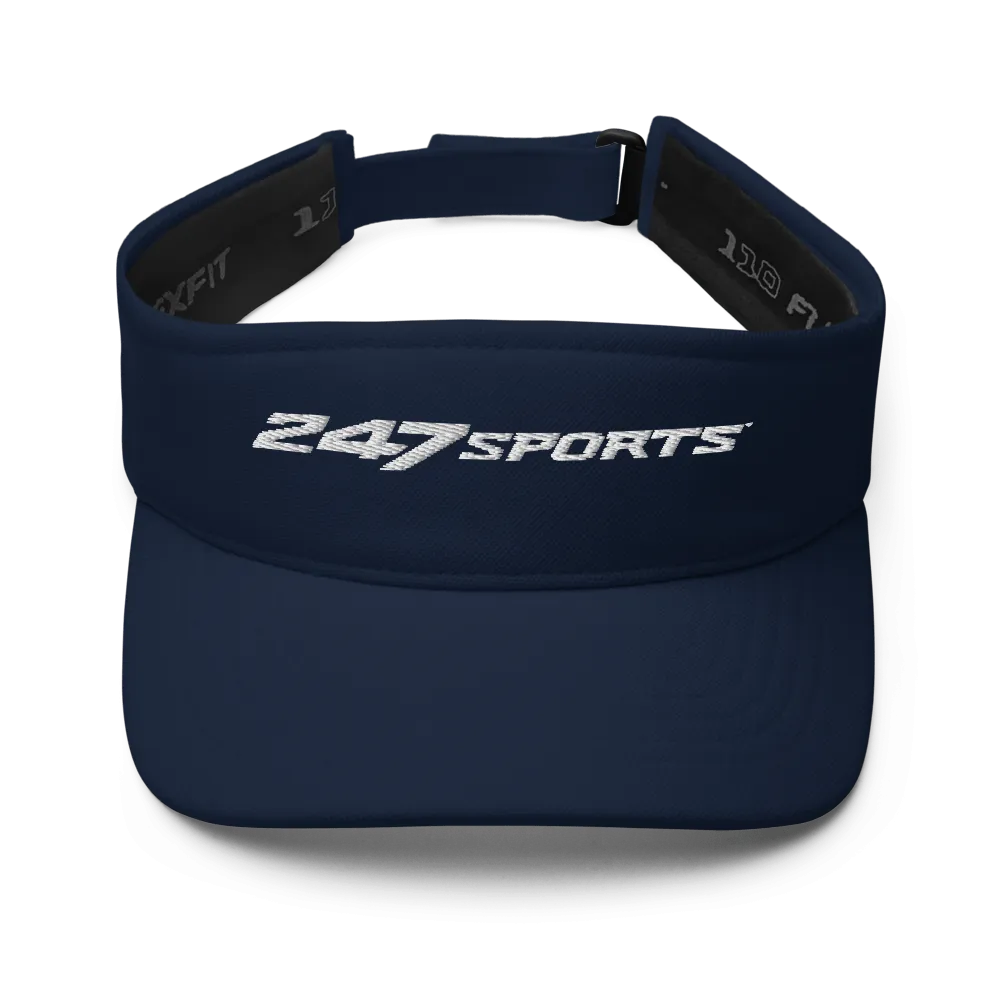 247 Sports White Logo Visor