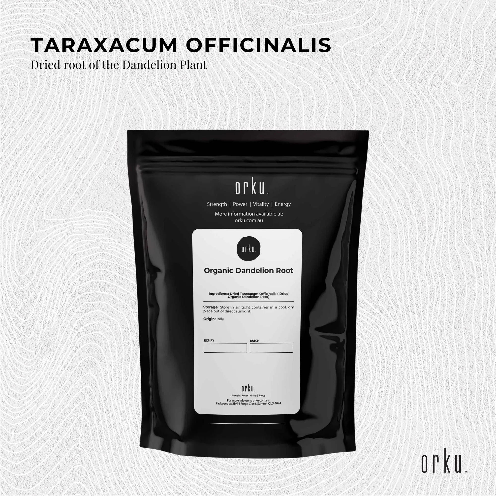 400g Organic Dandelion Root | Dried Raw Herbal Tea Supplement | Natural Detox Support
