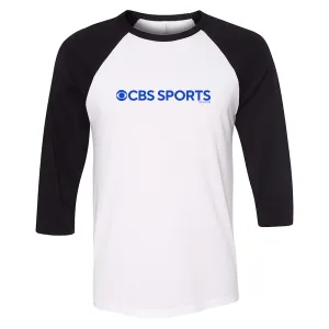 CBS Sports Logo 3/4 Sleeve Baseball T-Shirt