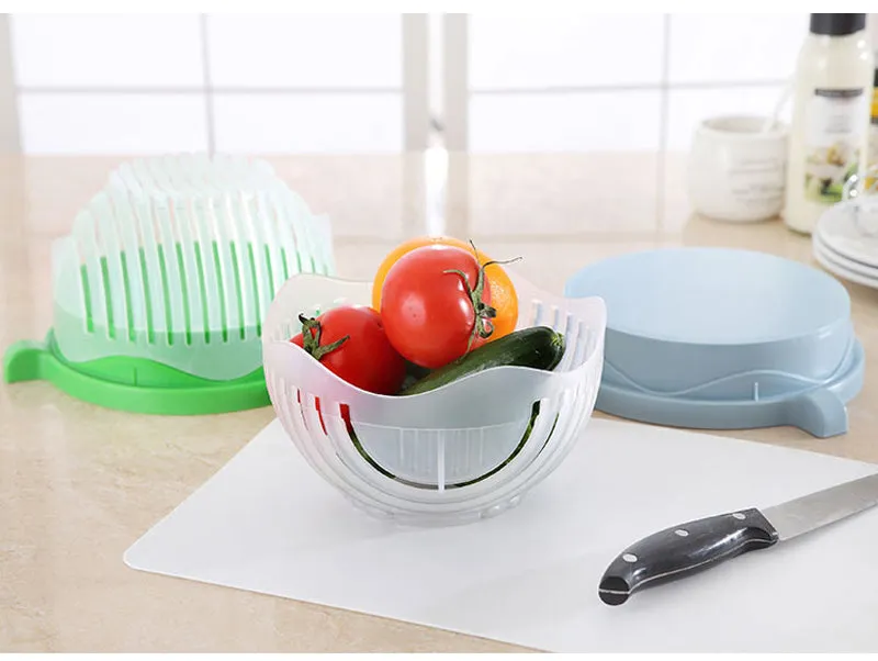 Express Vegetable & Fruit Salad Cutter Bowl
