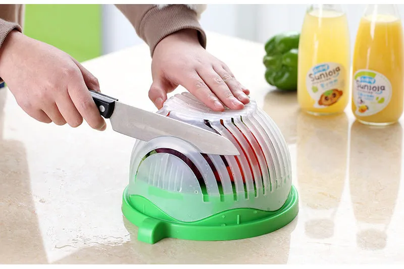 Express Vegetable & Fruit Salad Cutter Bowl