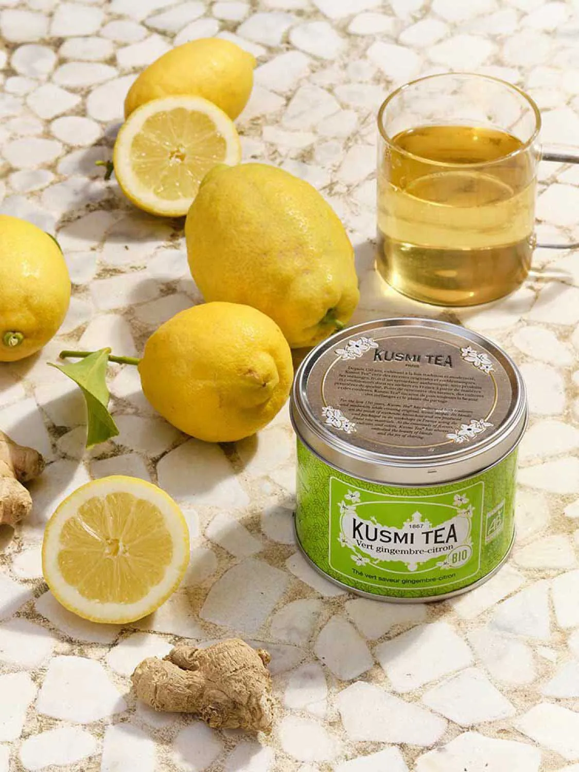 Ginger Lemon Organic Green Tea