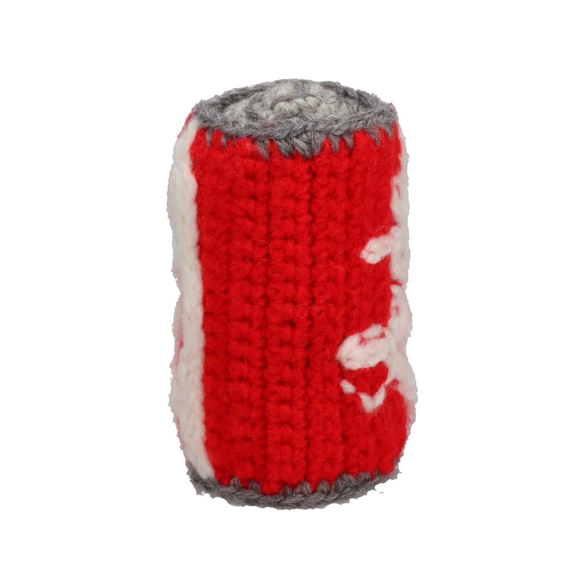 HAND KNITTING SODA CAN / RED