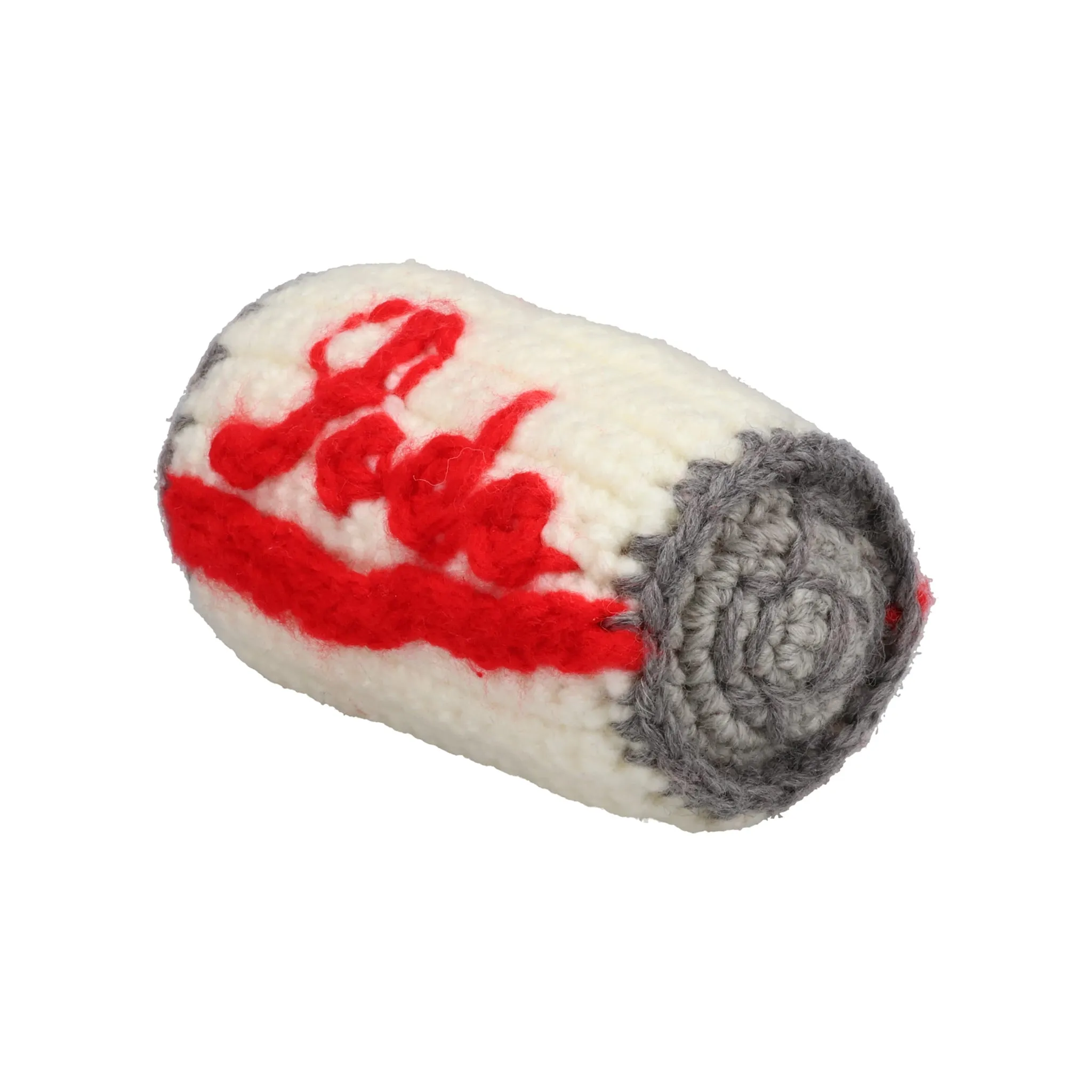 HAND KNITTING SODA CAN / WHITE