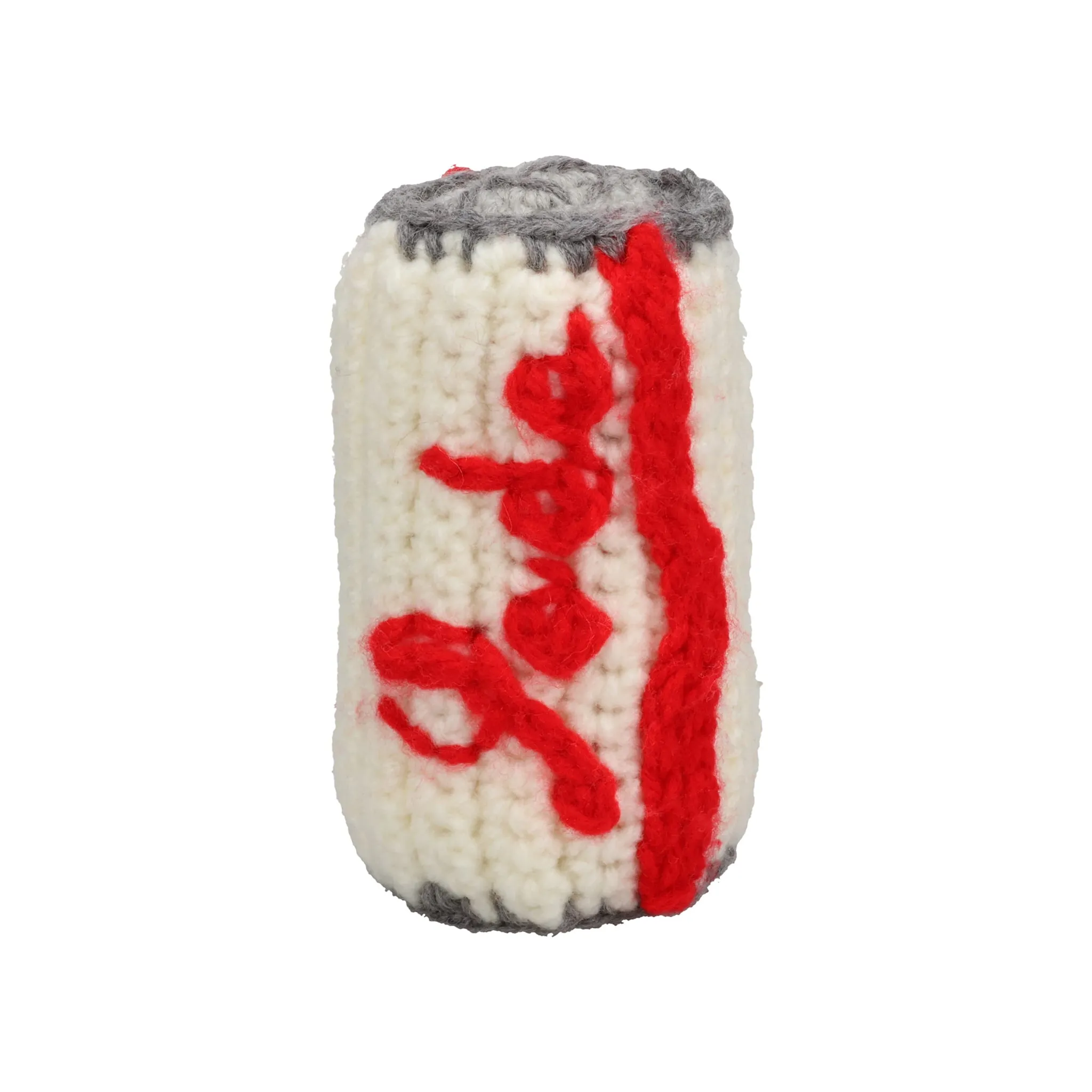 HAND KNITTING SODA CAN / WHITE
