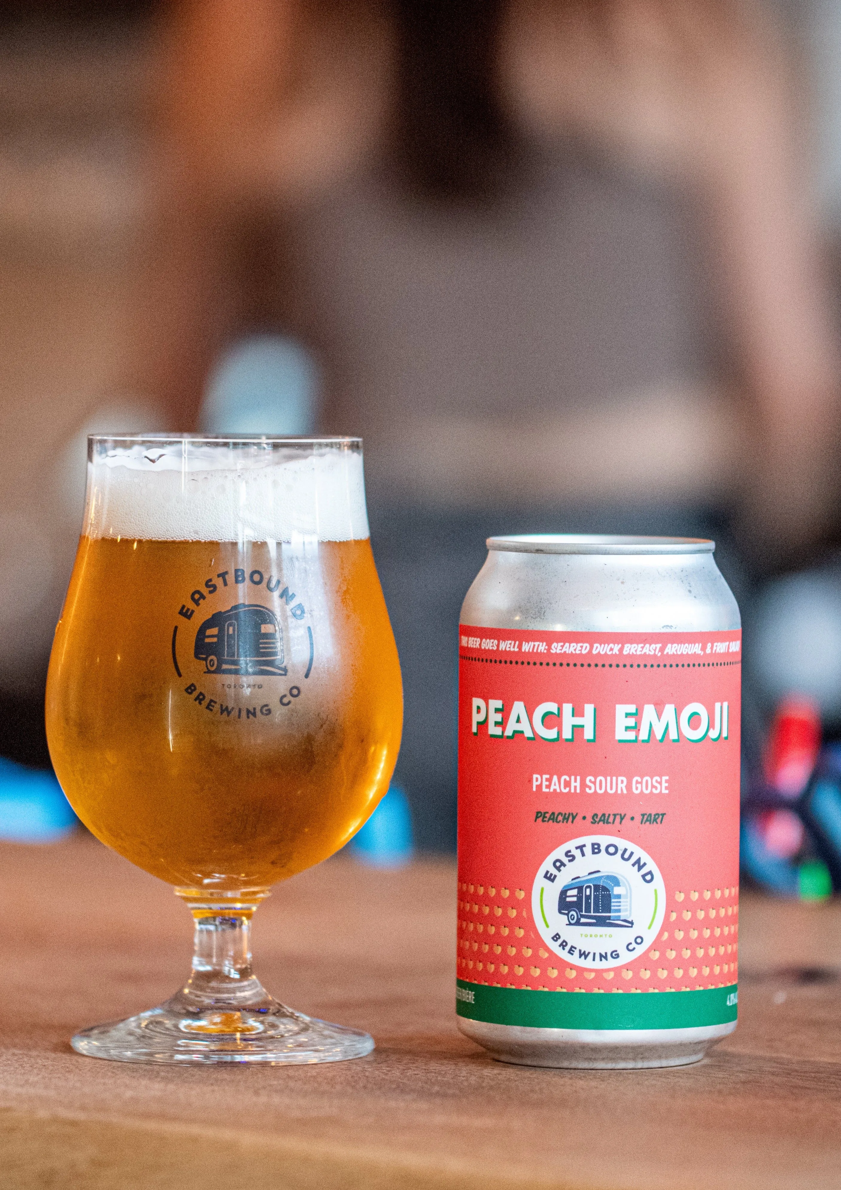 Peach Emoji Sour Gose