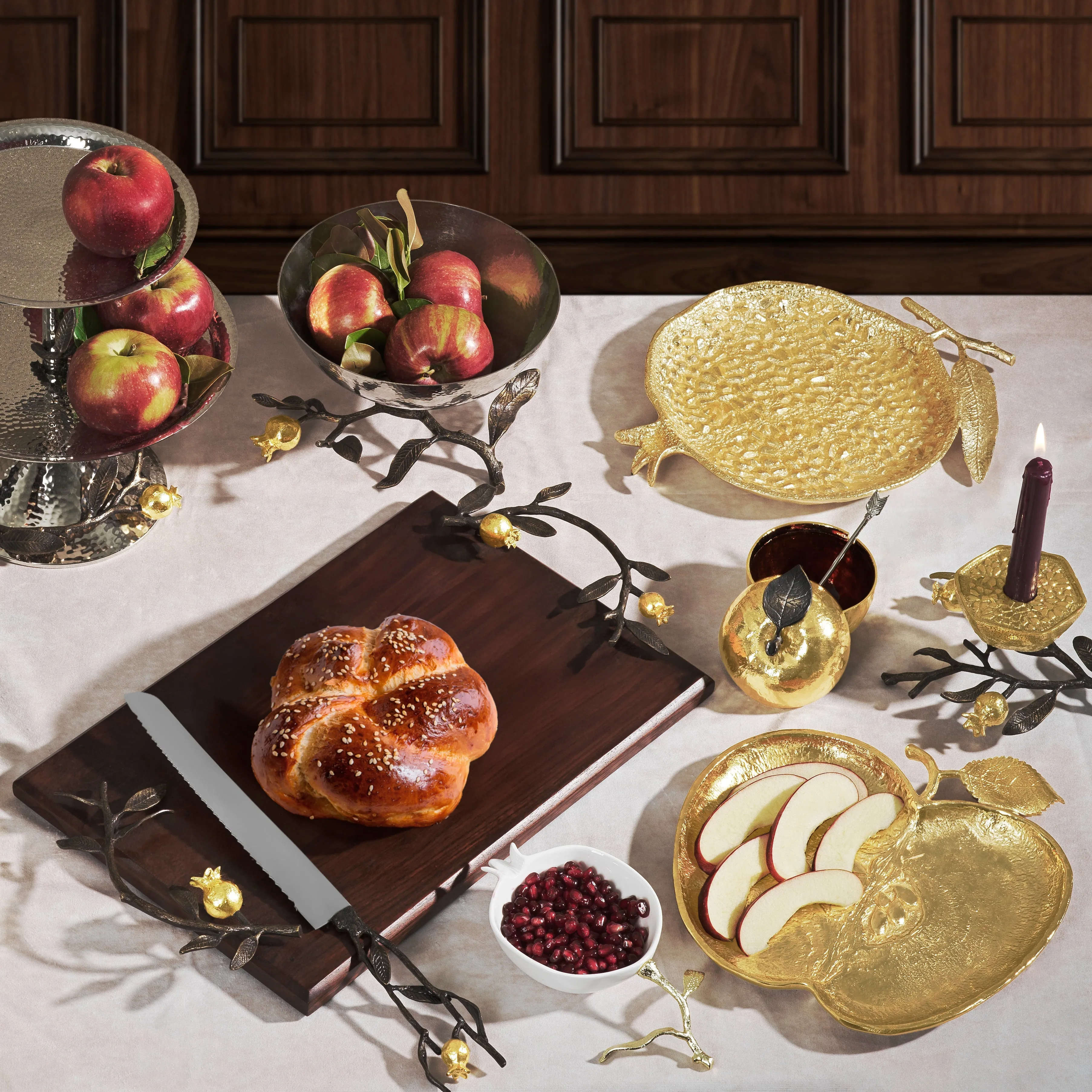 Pomegranate 2-Tier Etagere