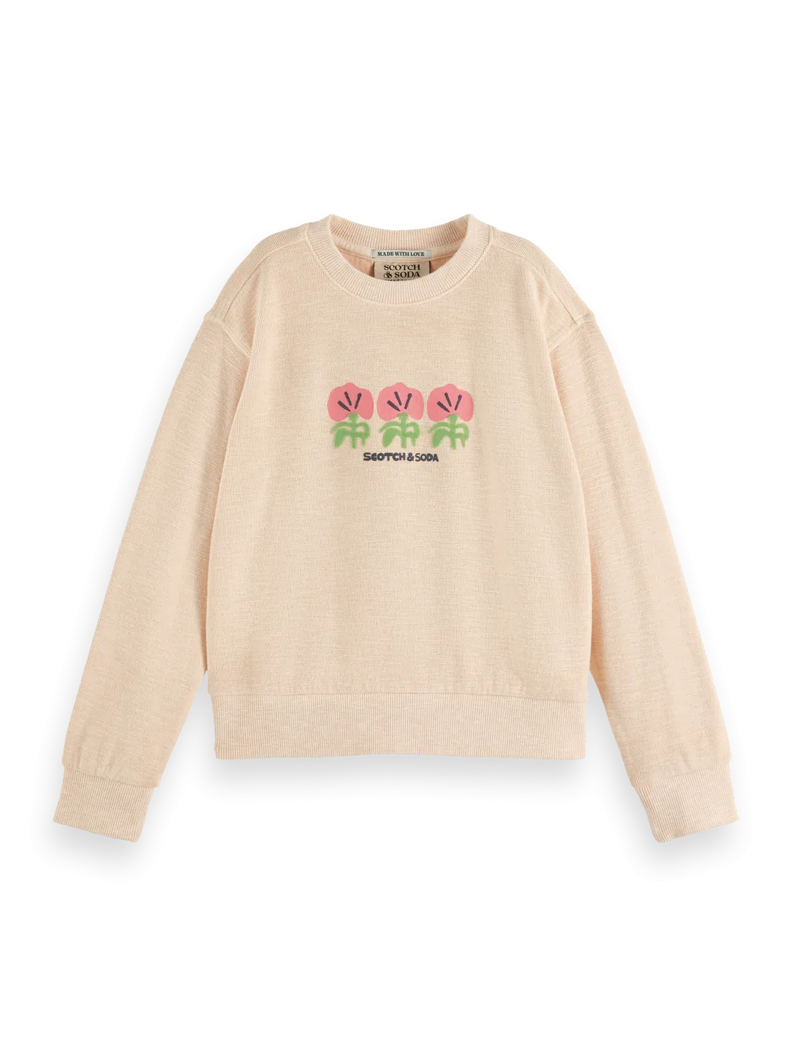 SCOTCH & SODA ART DETAIL CREWNECK