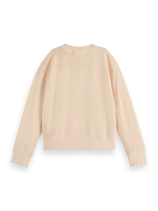 SCOTCH & SODA ART DETAIL CREWNECK