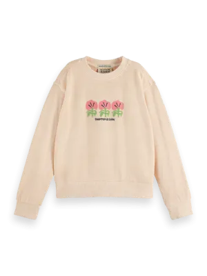 SCOTCH & SODA ART DETAIL CREWNECK