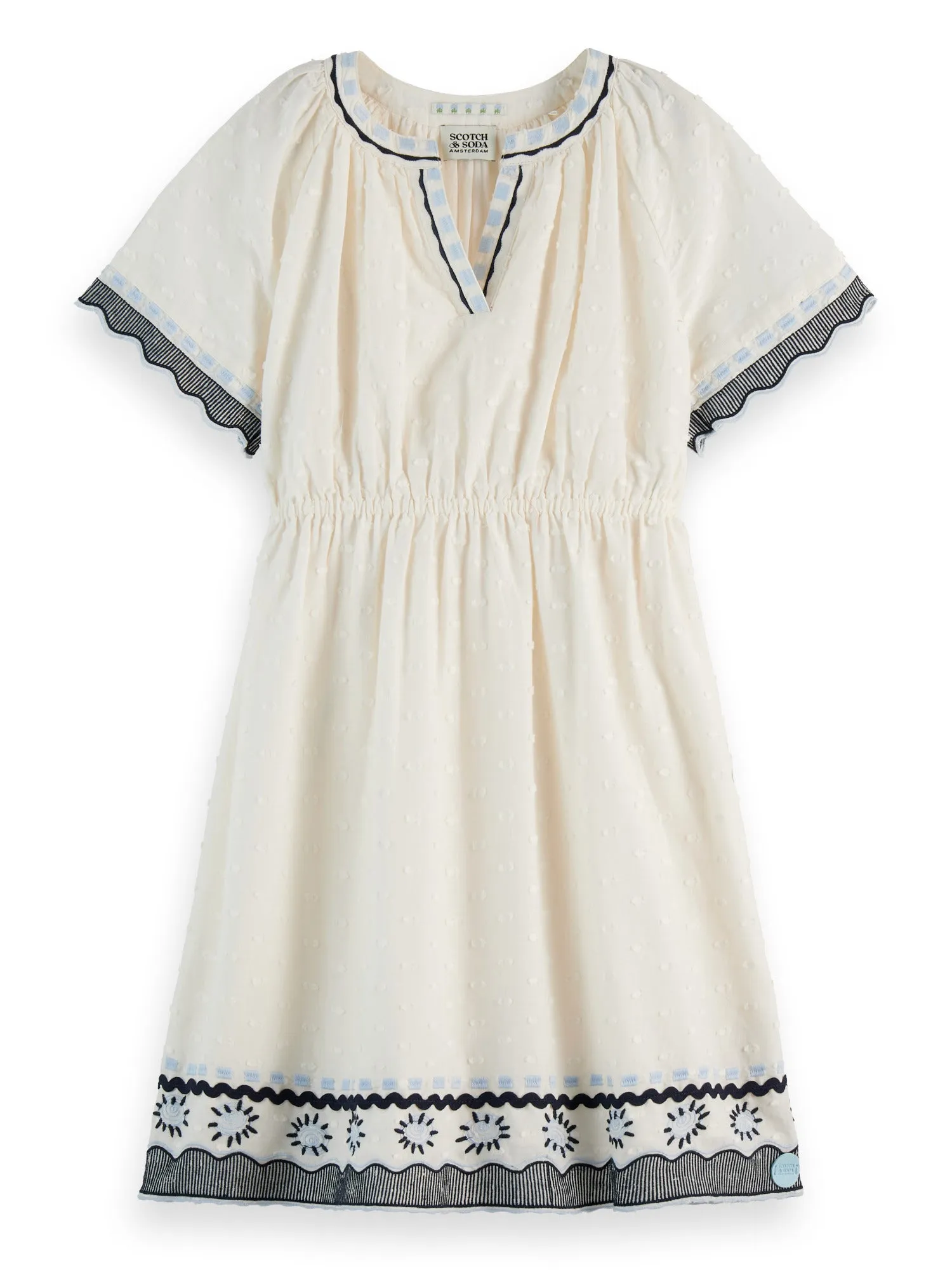 SCOTCH & SODA EMBROIDERED DRESS