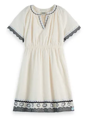 SCOTCH & SODA EMBROIDERED DRESS