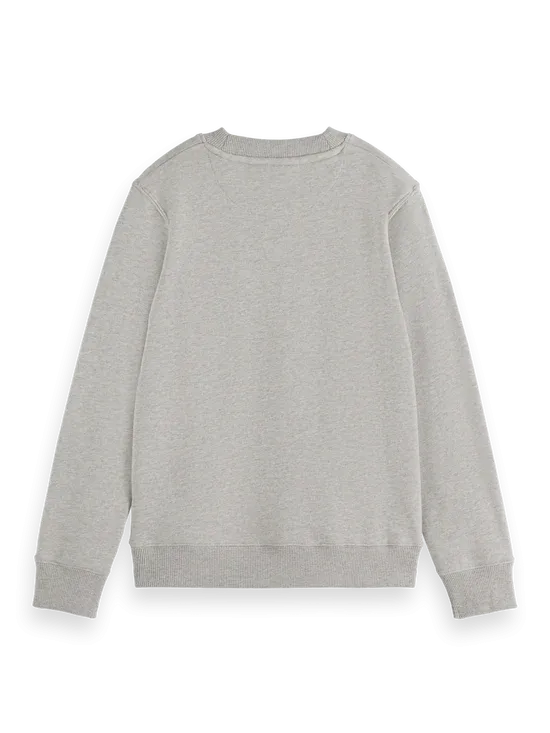SCOTCH & SODA LOGO BADGE CREWNECK