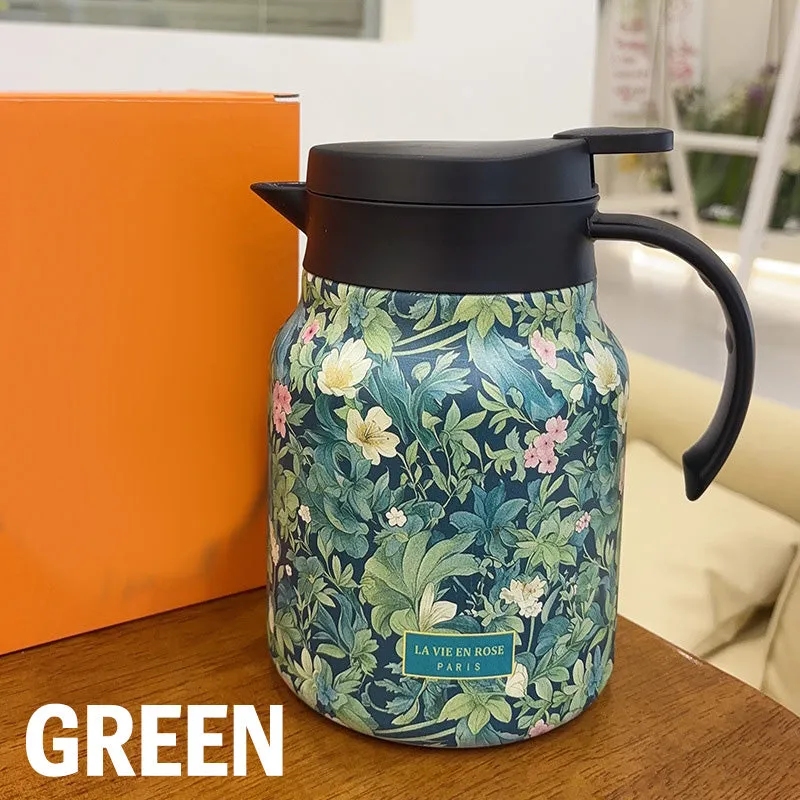 time-limited discount1000ml Vacuum Insulated Teapot with Strainer