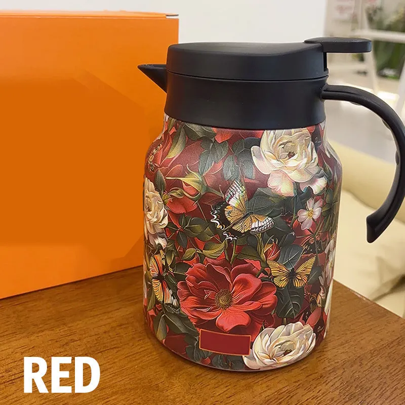 time-limited discount1000ml Vacuum Insulated Teapot with Strainer