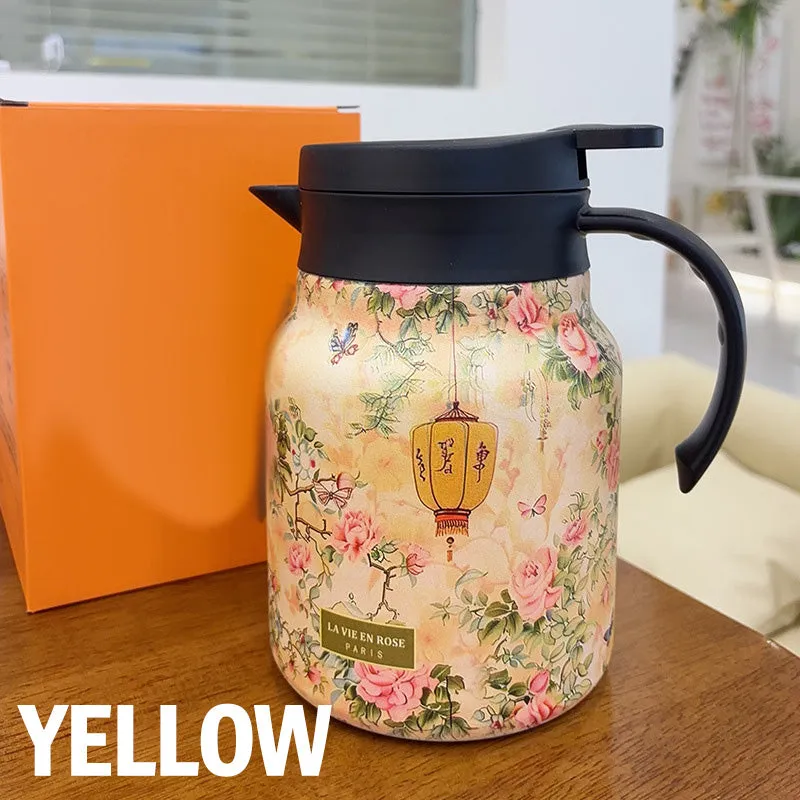 time-limited discount1000ml Vacuum Insulated Teapot with Strainer